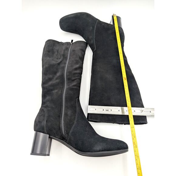 $430 La Canadienne Jennifer Knee High Riding Boots Women's Black Size US11M EU42 - Picture 7 of 12